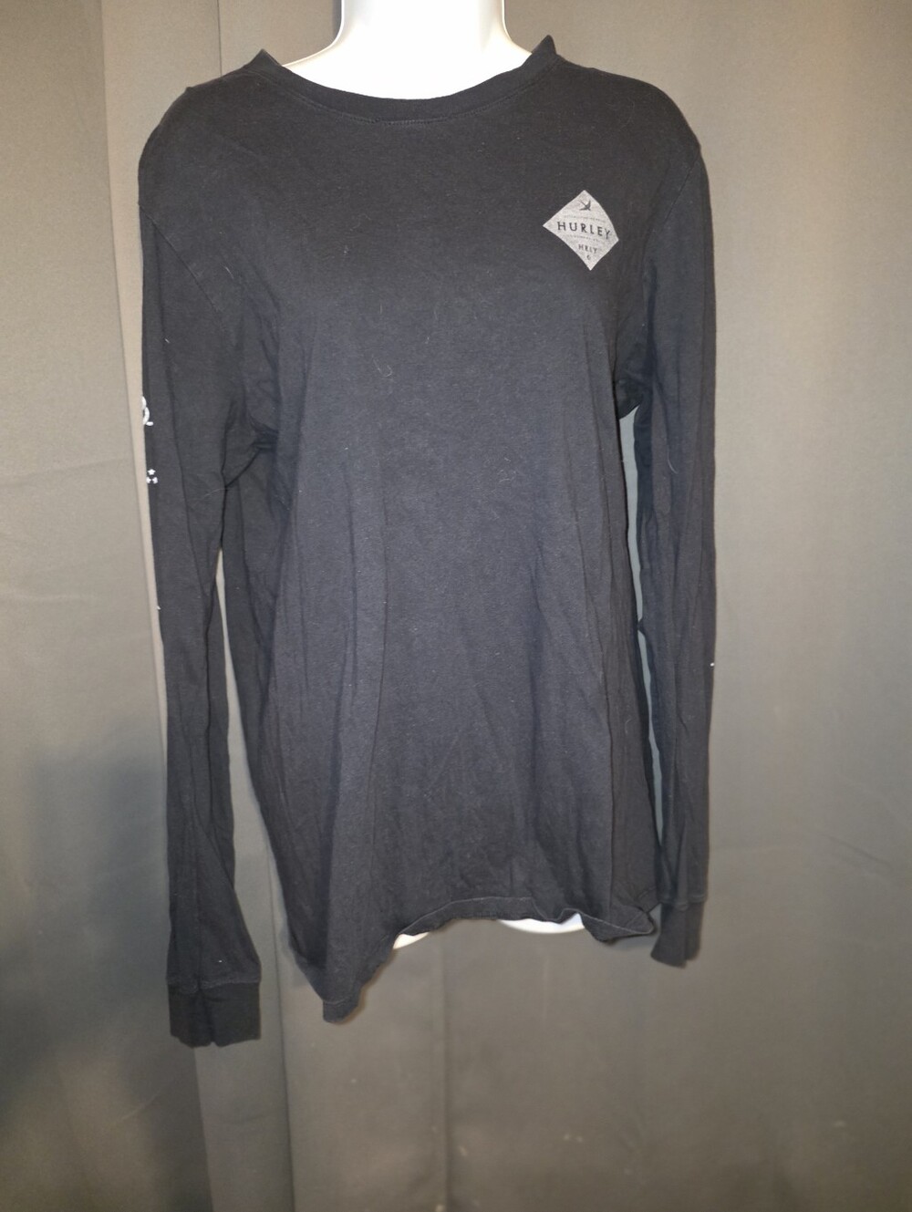 Hurley Black Long Sleeve Logo Shirt